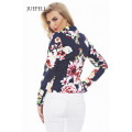 Floral Anzug Büro Frauen Jacke